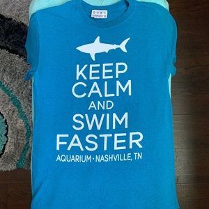 Nashville Aquarium Keep Calm & Swim Faster T-Shirt